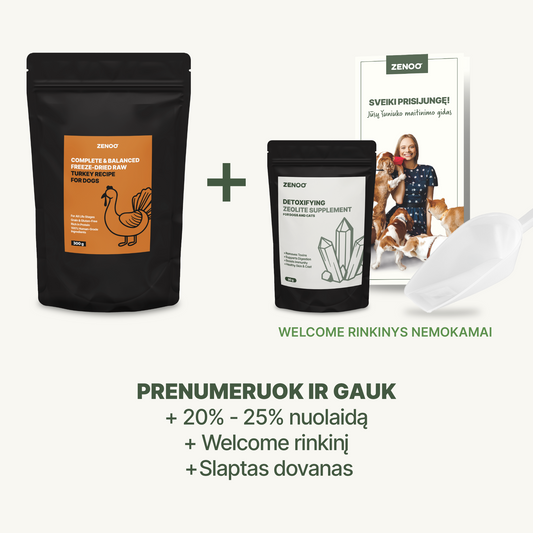 Natūralus ir subalansuotas kalakutienos receptas šunims